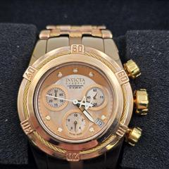 Invicta 15278 Reserve Bolt Zeus Women's 40mm Rose Gold Tone Chronograph Watch